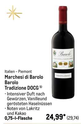 Marchesi di Barolo Barolo Tradizione DOCG