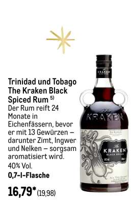 The Kraken Black Spiced Rum