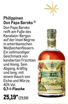 Philippinen Don Papa Baroko