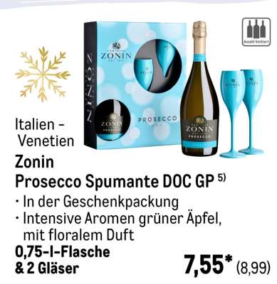 Zonin Prosecco Spumante DOC GP