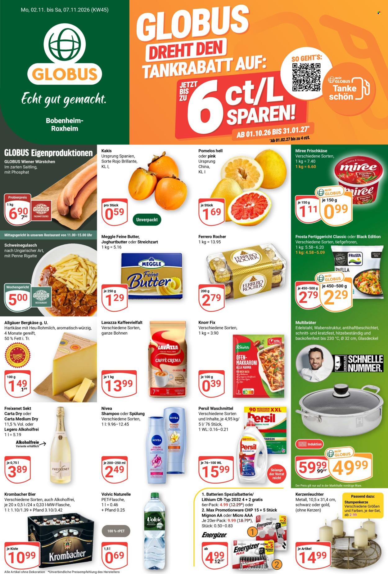 Globus Prospekte  - 2.11.2026 - 7.11.2026. Seite 1