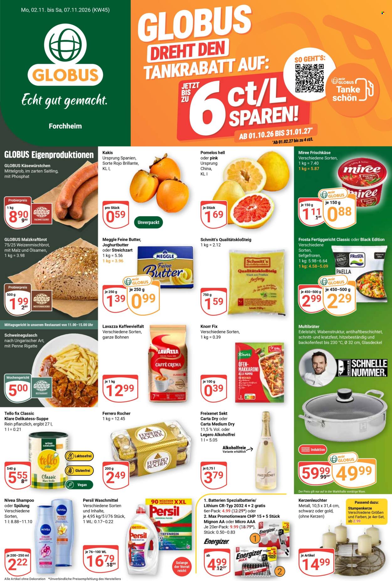 Globus Prospekte  - 2.11.2026 - 7.11.2026. Seite 1