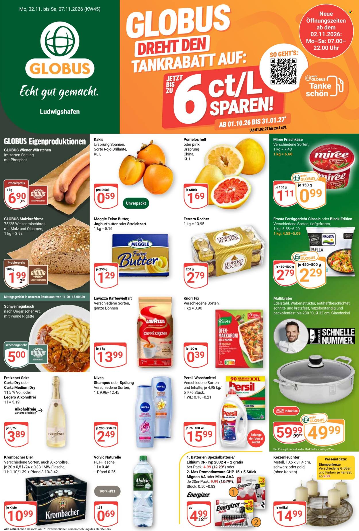 Globus Prospekte  - 2.11.2026 - 7.11.2026. Seite 1