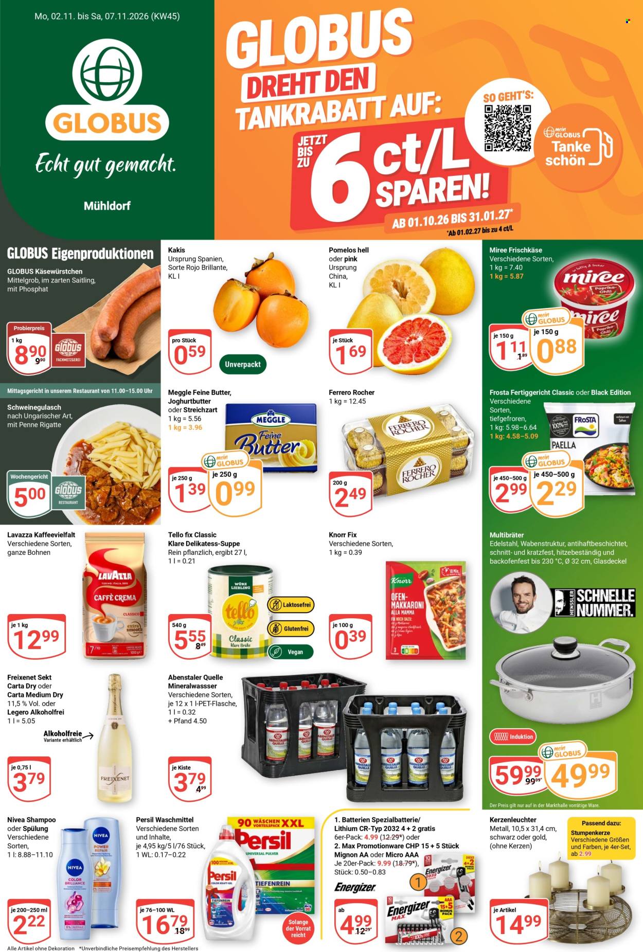 Globus Prospekte  - 2.11.2026 - 7.11.2026. Seite 1