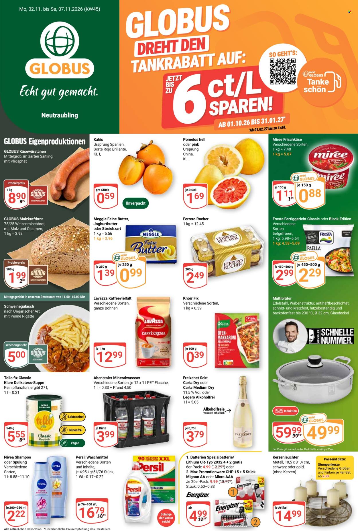 Globus Prospekte  - 2.11.2026 - 7.11.2026. Seite 1
