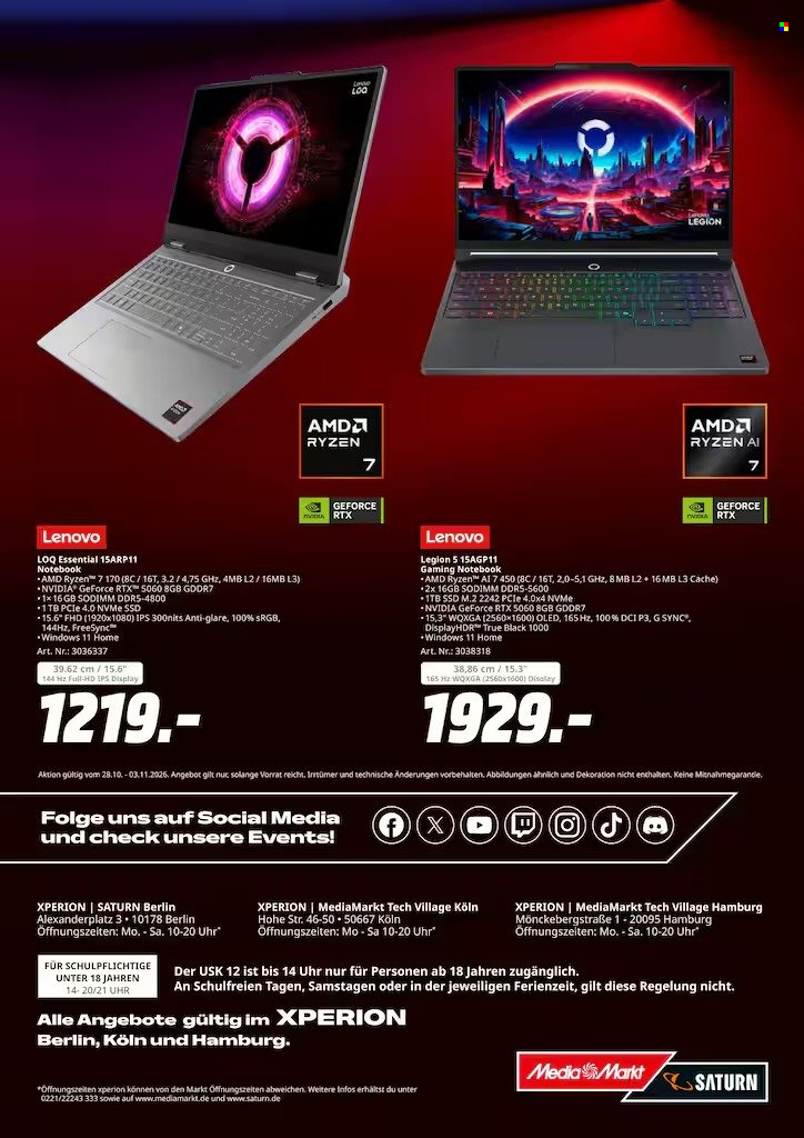 MediaMarkt Prospekte  - 28.10.2026 - 3.11.2026. Seite 12