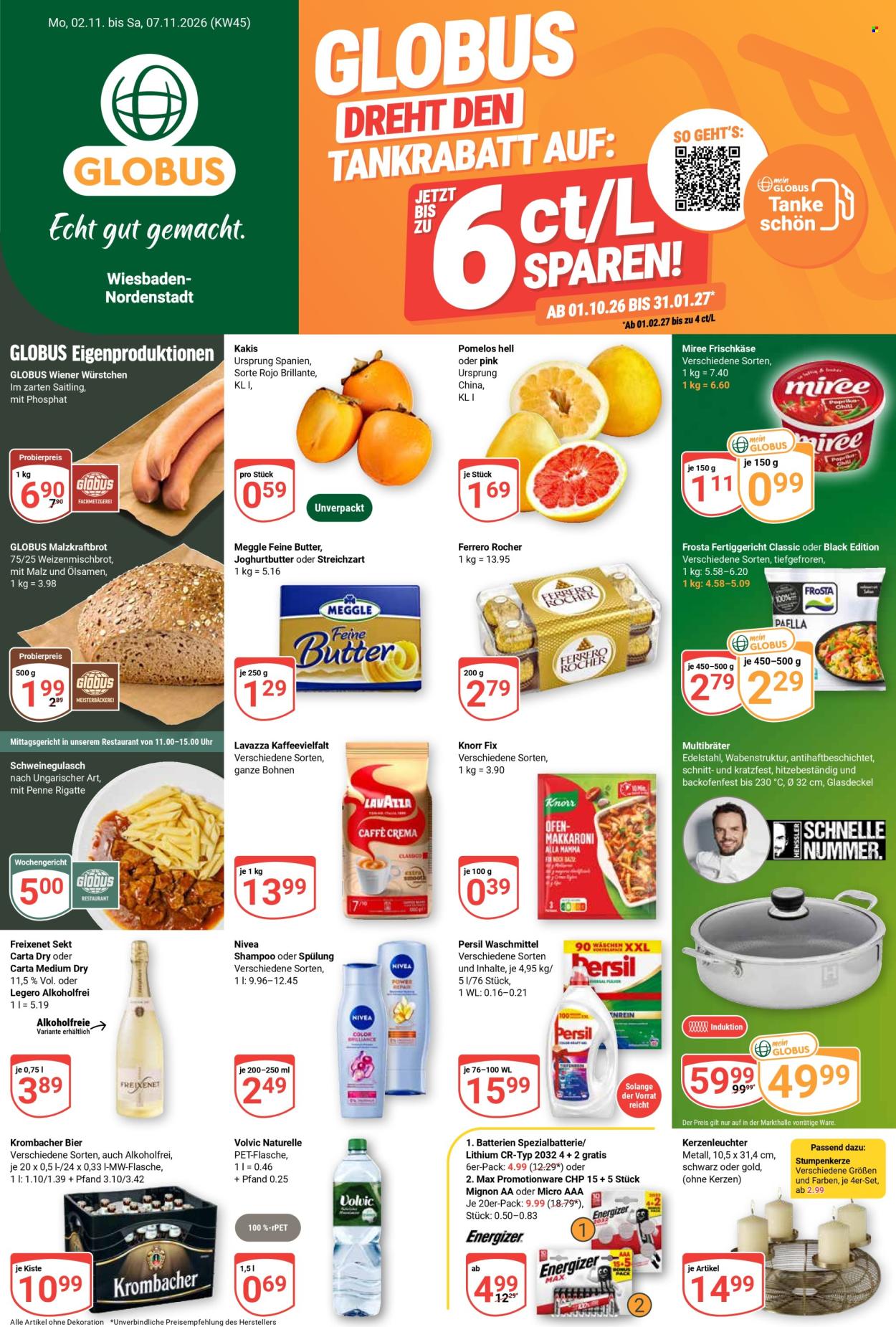 Globus Prospekte  - 2.11.2026 - 7.11.2026. Seite 1
