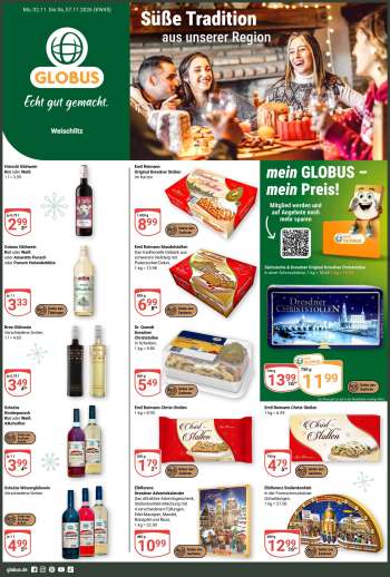 Prospekte Globus - 2.11.2026 - 7.11.2026.