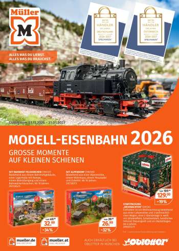 Prospekte Müller - 1.11.2026 - 31.01.2027.