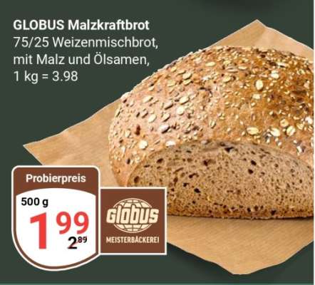 GLOBUS Malzkraftbrot
