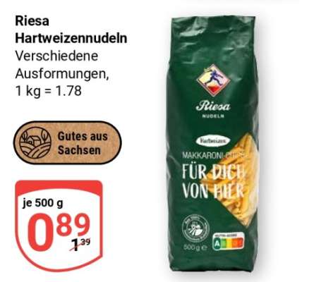 RIESA Hartweizennudeln