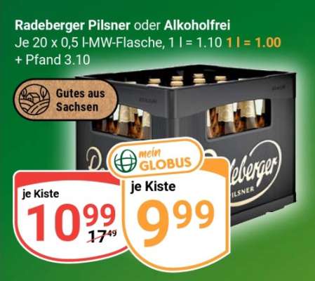 RADEBERGER Pilsner oder Alkoholfrei