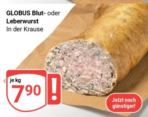 GLOBUS Blut- oder Leberwurst