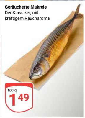 Geräucherte Makrele