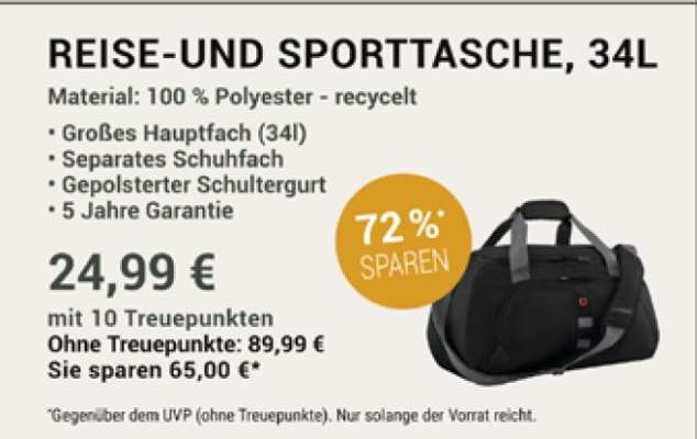 REISE-UND SPORTTASCHE, 34L