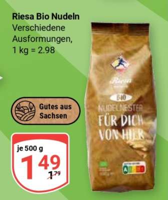 Riesa Bio Nudeln