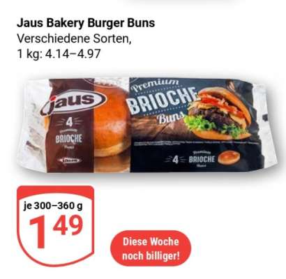 Jaus Bakery Burger Buns