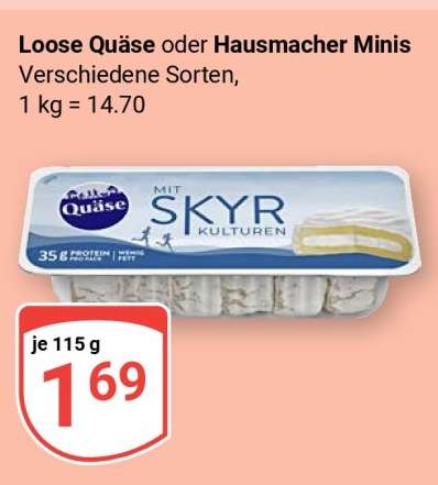 Loose Quäse oder Hausmacher Minis