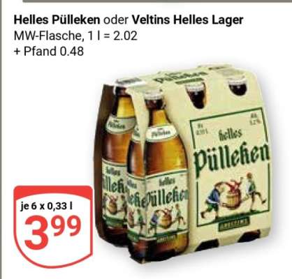 Helles Pülleken oder Veltins Helles Lager
