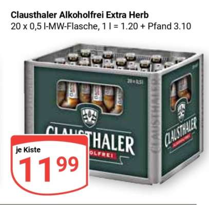 Clausthaler Alkoholfrei Extra herb