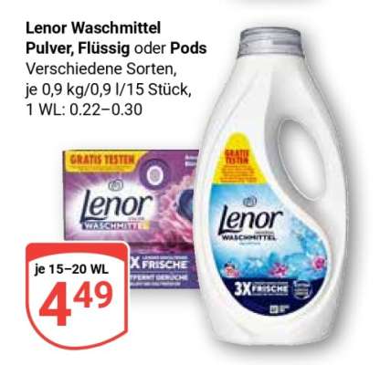 Lenor Waschmittel Pulver, Flüssig oder Pods