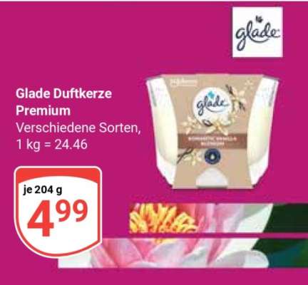 Glade Duftkerze Premium