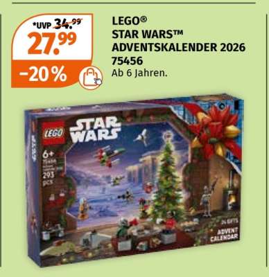 LEGO® STAR WARS™ ADVENTSKALENDER 2026 75456